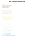 Subscription packages