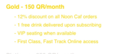 Subscription packages